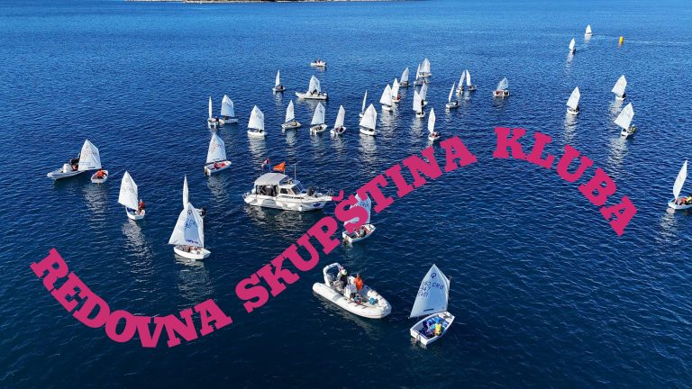 Najava redovne skupštine Jedriličarskog kluba Šibenik